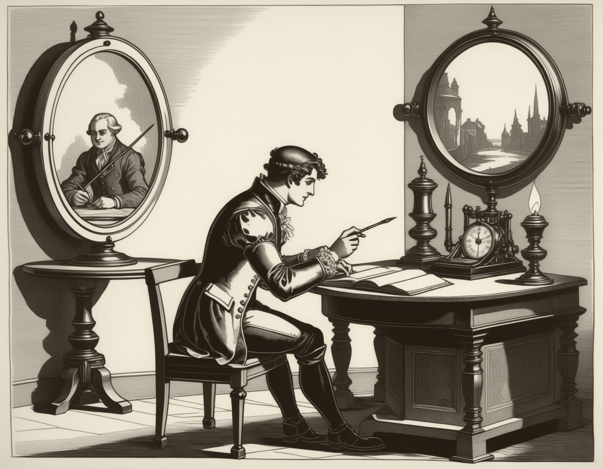 Engraved plate for The Teller