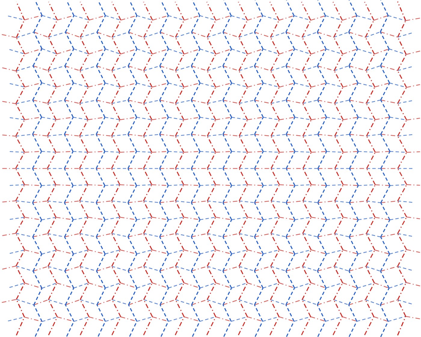 saddle crease pattern